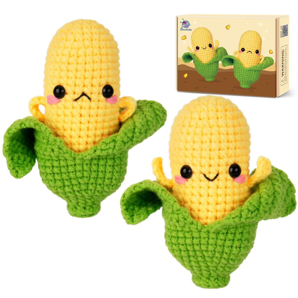 Crochet Corn 2pcs